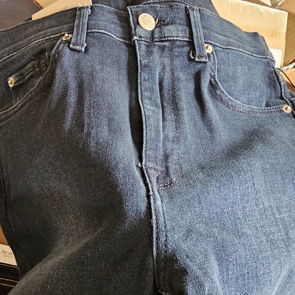 7 For All Mankind High Waist Ankle Skinny Denim Jeans NWT - Picture 6 of 9